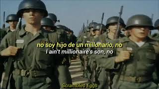 Creedence Clearwater Revival  Fortunate Son Sub Español  Lyrics [upl. by Faxan]