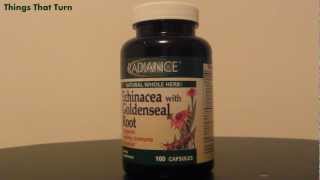 Radiance Echinacea with Goldenseal Root 100 Capsules  My Video Museum [upl. by Itnaihc]