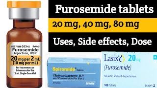 Furosemide  20 mg 40 mg 60 mg  What is Furosemide Used For Dosage Side Effects amp Precautions [upl. by Barbur]