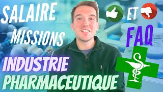 💊💰 Industrie pharmaceutique  SALAIRE AVANTAGES INCONVENIENTS QUOTIDIEN [upl. by Asserat]