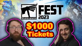 1000 Tickets for Warhammer Fest  Tom and Ben [upl. by Rind701]