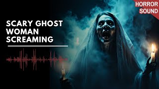 Scary Ghost Woman Screaming  Halloween Horror Sound Effect [upl. by Ru600]