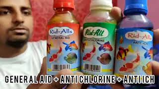 How To Use RidAll Medicine For Aquarium [upl. by Allit984]