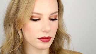 Festive Gold Makeup I Zoeva Cocoa Blend Palette I Tutorial I BeautyMakeupArt [upl. by Huei]