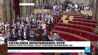 Catalonia Independence vote PM Rajoy promised quotthere wont be a vote on October 1stquot [upl. by Thea]