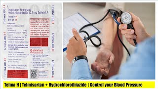 Telma H Tablet Telmisartan  Hydrochlorothiazide  Management of High Blood Pressure  बीपी के लिए [upl. by Ecitnirp]