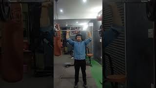 Standing shoulder press shortvideo motivation gymworkoutvlog gymworkout [upl. by Hylton872]