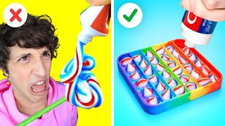 Robby Tries 75 Lifehacks that make your life HARDER by 5 minute crafts Failed Lifehacks Comp 14 [upl. by Anairb806]