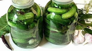 САМЫЙ ПРОСТОЙ способ засолки огурцов на зиму КВАШЕНЫЕ ОГУРЦЫ Salted cucumbers [upl. by Vorster]