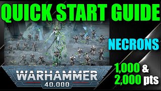 Warhammer 40000 Getting Started NECRONS Christmas Battleforce HyperCrypt Legion New40k [upl. by Wendolyn]