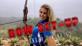 Archery How To Put A Recurve Bow Together…in under 2 minutes [upl. by Yancey]