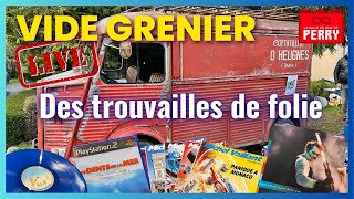 181  VIDE GRENIER LIVE  Des trouvailles de folie sur le plus gros VG de lannée [upl. by Swayder]