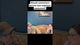 Contractor safety should contractors borrow equipment safety construction riskmanagement [upl. by Scotti308]