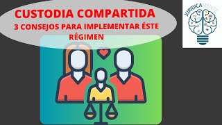 CUSTODIA COMPARTIDA  3 CONSEJOS PARA IMPLEMENTAR ÉSTE RÉGIMEN [upl. by Hareehat34]