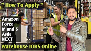 How to Apply for Warehouse Jobs UK 🇬🇧  Apply Online for Warehouse Jobs uk internationalstudents [upl. by Nazar131]