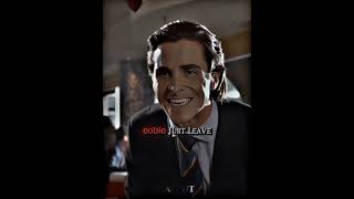 Patrick Bateman GetsRevenge Scene America viralvideo please youtube 1millionviews [upl. by Aihsaei]