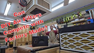 Testing DIY Shop Air Filters Are They Worth It [upl. by Hadsall]