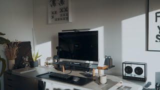 My 2024 Cozy and Productive Desk Setup [upl. by Datnow]