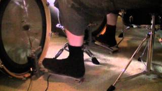 Double Stroke Kick Drumming  Triggers HeelToe Technique [upl. by Rhea]