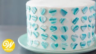 How to Make Marbled Fondant  Wilton [upl. by Leiand]