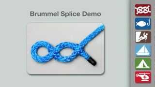 Brummel Splice Demo  How to Tie a Brummel Splice [upl. by Bobbi]