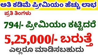 LIC Jeevan Labh plan No 936  details with example in Kannada [upl. by Yeo831]