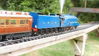 Mallard Record Run 8oth Anniversary Gauge One Live Steam [upl. by Annerol]