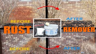 Remove Rust From Brick House  Best Way to Get Rid of Rust Stains [upl. by Layne319]