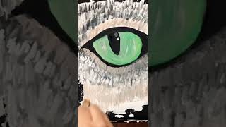 Painting Cat EyeFull Painting artworkartistart [upl. by Sirap380]