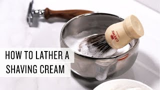 How to Lather a Shaving Cream  Cremo [upl. by Otnas]