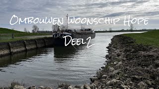 Oude spits uit 1964 ombouwen tot varend woonschip Deel 2 [upl. by Adnovoj]