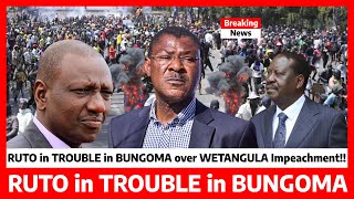 Ni Kubaya RUTO in TROUBLE in BUNGOMA over WETANGULA impeachment ANGRY residents send WARNING now [upl. by Ahsenaj]