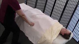 Draping for Massage Therapy [upl. by Suzanne988]