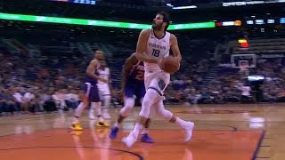 Omri Casspi makes a move over Josh Jackson עומרי כספי ממפיס גריזליז בהטעיה מבריקה [upl. by Jillian]