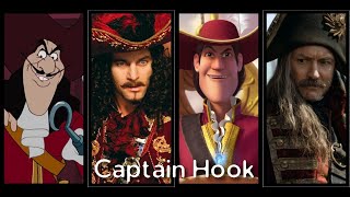 Captain Hook Evolution in Movies amp Shows 19532023 [upl. by Eenahc]