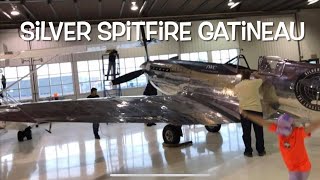 Silver Spitfire landed in Gatineau 2019 silverspitfire [upl. by Eirellam]