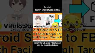 Vroid Studio to FBX Facial  Material  Bone  Tutorial vroid vrm fbx facial material [upl. by Tatman31]