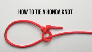 How to tie a Honda Knot Lasso [upl. by Derdle198]