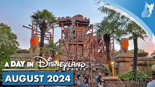 📆 A Day in Disneyland Paris  AUGUST 2024 [upl. by Aidnama]