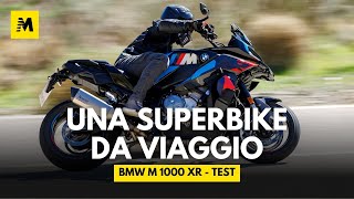 BMW M 1000 XR la CROSSOVER più LEGGERA e POTENTE al mondo  La prova [upl. by Ahsenit]