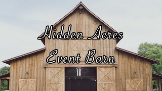 North Georgia Wedding Venue  Hidden Acres Event Barn  Maysville GA  The Hills Media [upl. by Snebur]