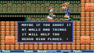 Quackshot  Starring Donald Duck Sega Mega Drive 3  Mexico Ruins [upl. by Radke]