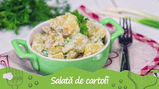 Reteta  Salata de cartofi cu ceapa verde si marar  Bucataras TV [upl. by Lilahk102]