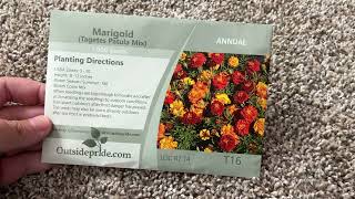 Outsidepride 1000 Seed Annual Tagetes Patula French Marigold Garden Flower Seed Mix  Product Review [upl. by Enylrac]