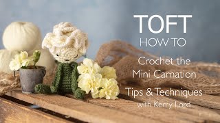 How to Crochet the Mini Carnation [upl. by Savannah]