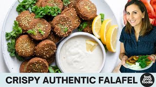 Authentic Lebanese FALAFEL  Fry amp Bake Methods [upl. by Jacobina775]