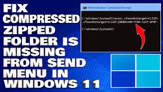 How To Fix Compressed Zipped Folder is Missing From Send Menu in Windows 1110 Solution [upl. by Goodard]