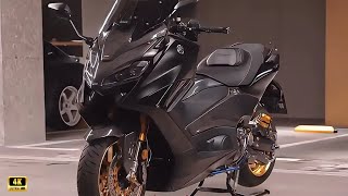 Yamaha TMAX 560  Carbon Fiber Accessories [upl. by Anwahs872]