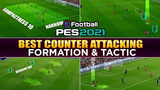 PES 2021  BEST COUNTER ATTACKING TACTICS Online  Offline [upl. by Cutcliffe]