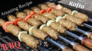 Lebanese kofta kabab recipe [upl. by Etnahsa]